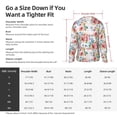 thumbnail image 5 of Lsque Rose Flowers UPF 50+ Lightweight Sun Protection Men's Women's Long Sleeve Shirt, Hoodie Performance -3X-Large, 5 of 9