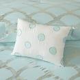 thumbnail image 6 of Queen Bed Sheets, 8-Pieces Comforter Set Queen, Bedding Comforter Bed Set with Comforter, 2 Pillow Shams, Flat Sheet, Fitted Sheet, 2 Pillowcases, Decorative Pillow, Blue, 6 of 7