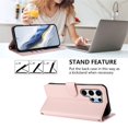 thumbnail image 5 of Wallet Leather Case For Samsung Galaxy S26 Ultra 5G 6.9",with Card Holder,wristband, Shockproof Kickstand Embossed Love Cat Phone Case,Pink,For Galaxy S26 Ultra 5G, 5 of 8