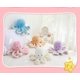 thumbnail image 3 of SBSGV - Pulpo de peluche de 18 cm, suave, animal marino, juguete para niños, niñas, cumpleaños, San Valentín, Navidad, blanco, 3 of 5