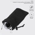 thumbnail image 2 of 5-Pack Nylon Mesh Drawstring Storage Pouch Bag - 3.5 x 7.3 Inch Multi Travel & Outdoor Activity Po, 2 of 5