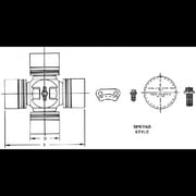 Spicer SPL170-4X U Joint