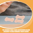 thumbnail image 4 of 20pcs Wooden Dog Bone Track Connector Wooden Train Connector Pieces Train Track Adapter Connector, 4 of 8