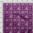 thumbnail image 3 of oneOone Cotton Poplin Purple Fabric Floral & Diy Clothing Quilting Fabric Print Fabric By Yard 56 Inch Wide, 3 of 6