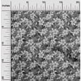 thumbnail image 2 of oneOone Tissu Polyester Spandex Gris Floral Rétro pour Couture Tissu Imprimé au Mètre 56 Pouces de Large, 2 of 5