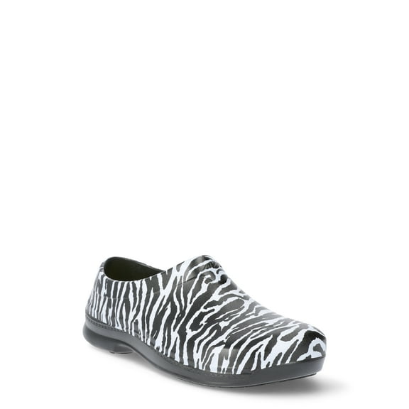 Avia Flame Slip Resistant Clogs For Women, Slip On Work Shoes for Food Service, Garden, or Nursing