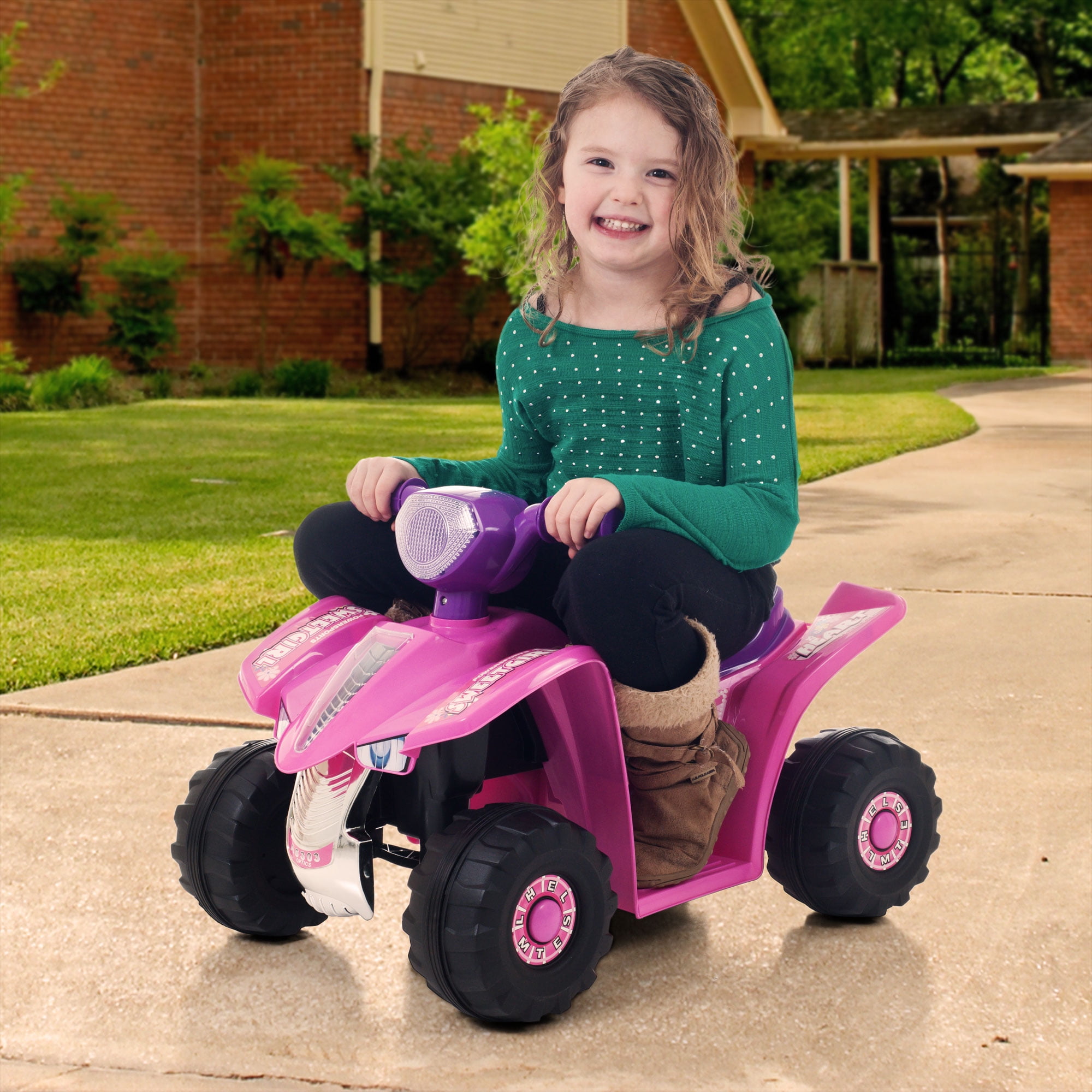 Lil' Rider Kids Four Wheeler - Battery Powered Electric Quad