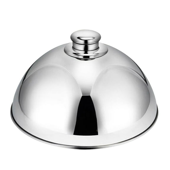 deevoka 10inch Pot Lid Food Cover Sturdy Woks Lid Practical Lightweight Skillets Lid for