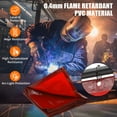 thumbnail image 3 of 6x6 FT/8x6 FT Welding Screen with Frame, 3-Panel Flame Resistant PVC Welding Curtain, Transparent Welding Barriers with Lockable Wheels for Workshop, Garage, Construction Site Safety, 3 of 7
