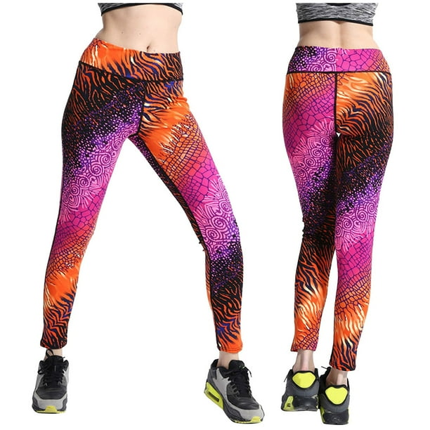 Puntoco Mujeres Gradient High Waist Stretch Strethcy Fitness Leggings Yoga Pantalones Puntoco Puntoco-765