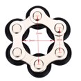 thumbnail image 1 of Nuevo juguete de cadena de rodillos reductor de estrés para agregar TDAH ansiedad autismo (negro), 1 of 1