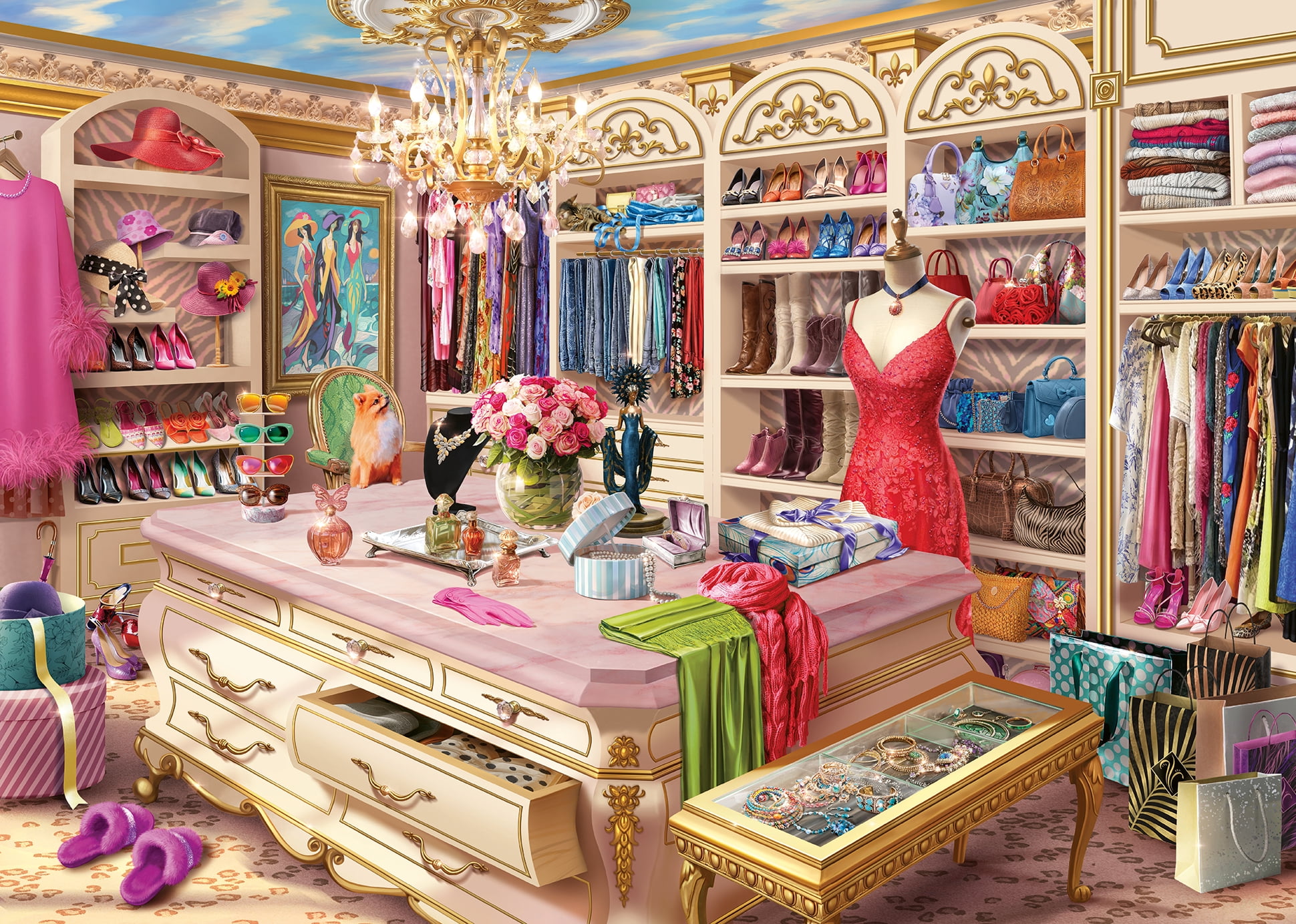 Ravensburger The Coveted Closet 1000-Piece Jigsaw Puzzle