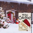 thumbnail image 4 of Merry Christmas Garden Flag, Double Sided Vertical Christmas Flags Small Mini Rustic Xmas Winter Farmhouse Lawn Yard Outside Outdoor Decorative Flag Decor DF004, 4 of 4