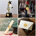 thumbnail image 5 of 1bag 4 styles Office Certificate Embossed Stickers 160pcs 2" Attendance Excellence golden Foil Seals Self Adhesive Sticker Decor Labels for Corporation Invitation Awards Graduate Envelopes Diplomas, 5 of 9