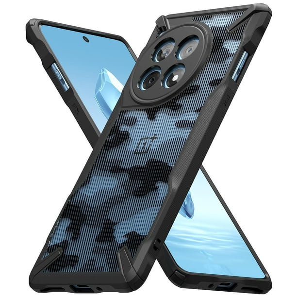 Funda de teléfono Ringke Fusion-X Camo Black para OnePlus 12R