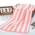 thumbnail image 6 of Striped Bath Towels,Microfiber Bath Towel,Lighter & Quick Dry Towels Luxury Terry Cotton Towels for Bathroom Spa Swi,mHand Towels,Drying Microfiber Velvet Towels,Hotel Bathroom Hand Towel, 6 of 9