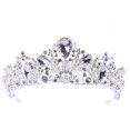 thumbnail image 1 of Corona de tiara para mujer, tiara de boda para novia, corona de desfile de graduación para niñas, diadema de princesa de cristal Accesorios para el cabello de novia, Plata, 1 of 5