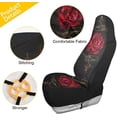 thumbnail image 4 of Southwest Native American Tribal Car Seat Covers Set of 2,Turquoise Navajo Design Western Universal Auto Front Seat Cushion Protector for Women Men Cute Car Accessories Fit for Car SUV Truck, 4 of 7