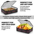 thumbnail image 5 of Iauyy Casserole Carrier for Hot Food Insulated Casserole Travel Carry Bag with Lid Food Warmer Bag for Party/Picnic,Cute and Simple, 5 of 7