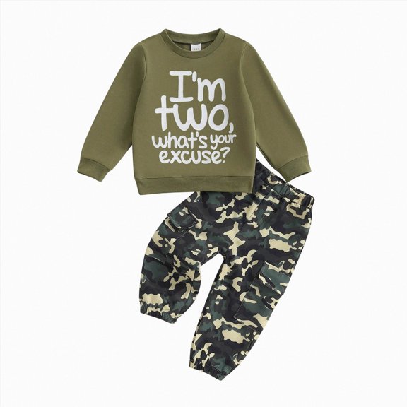Splozh Infant Outfits for Boys Clothes Long Sleeve Top and Pants 2PCS Winter Sweatsuits Fall Boys Outfits,White,5-6 Years