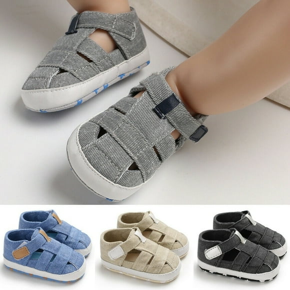 Pudcoco 2020 Sandales Plates pour Bébés Filles 0-18 m Nourrisson Tout-Petit Semelle Souple Chaussures de Berceau Pré-Marche Poussette