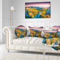 thumbnail image 3 of Designart Pink Rhododendron Flowers - Landscape Photo Throw Pillow - 12x20, 3 of 5