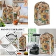 thumbnail image 3 of Renewold Vintage Sunflower Blender Cover Fall Decorative Coffee Maker Juice Appliance Cover Stand Mixer Cover Dirt-Resistant Kitchen Food Processor Covers, 3 of 6