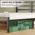 thumbnail image 6 of Napcenter 12 inch Twin XL Bed Frame Platform with Headboard and Footboard, Heavy Duty, No Box Spring Needed, Easy Assembly, Black, 6 of 9