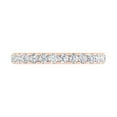 thumbnail image 3 of 1/2 Carat Round Diamond Wedding Band Ring in 14K Rose Gold (Ring Size 10.5) (I1-I2 Clarity), 3 of 5