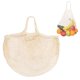 thumbnail image 1 of Uxcell 1-Pack Bolsa de Malla de Algodón, Bolsas de Compras Reutilizables Lavables [Crema, Asa Corta], 1 of 1