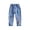 czb# Blue899, variant on CUZIBR Boys Baby Toddler Denim Harem Pants Wide Leg Casual Jeans Elastic Waistband Cartoon Letter Pattern Vintage Graphic Trousers Comfortable Fit Fashionable Washed Bottoms,Blue,5-6 Years