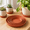 A, variant on Wdhugt Round Flower Pot Base Tray Set Of 6 Brown Red 3.54 Inch Diameter 0.43 Inch Height Plastic Plant Saucer For Gardening Water Collection A