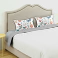 thumbnail image 3 of Yayeee Pillowcase King Size Set of 2 Satin Wrinkle Resistant Pillow Case, Red Easter Eggs, 3 of 8