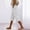 White, variant on BUIGTTKLOP Cotton Linen Capri Pants for Women Drawstring High Waisted Capris Loose Fitted Cropped Lounge Pants