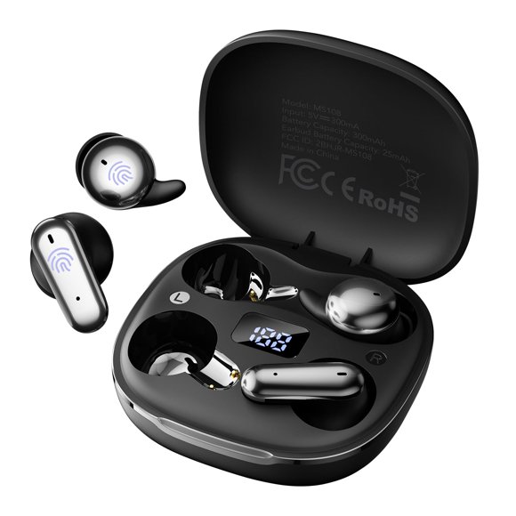 Auriculares de traducción ERAZERL MS108, 2 pares, 135 idiomas