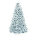 thumbnail image 2 of Best Choice Products 6ft Pre-Lit Ice Blue Christmas Tree, Artificial Holiday Decoration w/ 250 Lights, 2 of 10