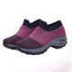thumbnail image 4 of Zapatillas deportivas moradas de tejido moderno para mujer, transpirables, sin cordones, informales, para actividades al aire libre, talla 36, 4 of 7