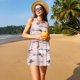thumbnail image 3 of Balery Cloud Sloth Vestidos de verano para mujer con estampado: vestido holgado sin mangas, vestido playero informal y cómodo para días calurosos., 3 of 7