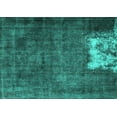 thumbnail image 1 of Ahgly Company Machine Washable Indoor Rectangle Persian Turquoise Blue Traditional Area Rugs, 8' x 10', 1 of 4