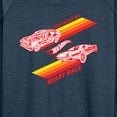 thumbnail image 3 of Hot Wheels - Valentine's You Make My Heart Race - Ladies French Terry Long Sleeve Shirt, 3 of 5
