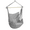Grey, variant on OSM Large Macrame Hanging Swing Chair with Pocket & 2 Pillows, 350 lbs Capacity for Indoor and Outdoor, Black