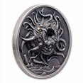 thumbnail image 2 of 2023 Palau 3 oz Silver Antique Howard Phillips Lovecraft Azathoth, 2 of 4