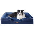 thumbnail image 1 of BEDSURE Large Orthopedic Dog Bed for Large Dogs - Big Waterproof Dog Bed Large, Foam Sofa with Removable Washable Cover, Waterproof Lining and Nonskid Bottom Couch, Pet Bed, 1 of 5