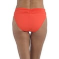 thumbnail image 2 of La Blanca RED Island Goddess Shirred Band Hipster Swim Bottom, US 14, 2 of 2