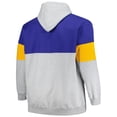 thumbnail image 3 of Men's Fanatics Royal/Gold Golden State Warriors Big & Tall Pullover Hoodie, 3 of 3
