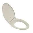 thumbnail image 3 of American Standard Contemporary Slow-Close Elongated Toilet Seat Clean Curve Style Rims in Linen, 3 of 5