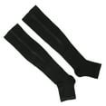 thumbnail image 4 of Bas de Compression, Chaussettes de Compression pour la Peau Chaussettes de Soutien de la Circulation Sutures Fermes Élasticité pour la Course Sportive L/XL, 4 of 8