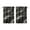 Black Marble -1, variant on Vintage Black Marble Tier Kitchen Curtains for Bathroom Living Rod Pocket Window Drapes 28"x39" 2 Panels Window Treatment Tiers
