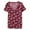 Red - 604, variant on Aeropostale Womens Floral Graphic T-Shirt, Red, Juniors, X-Small