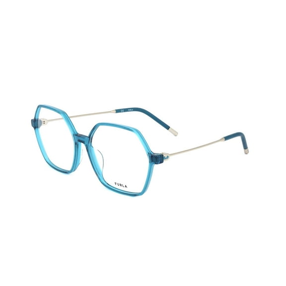 Furla eyeglasses VFU636 WOMAN 54/15/140 855 TRANSPARENT AZURE